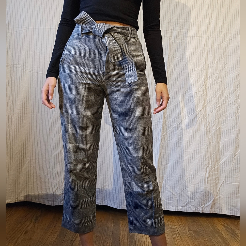 Aritzia Cropped Wool Trousers